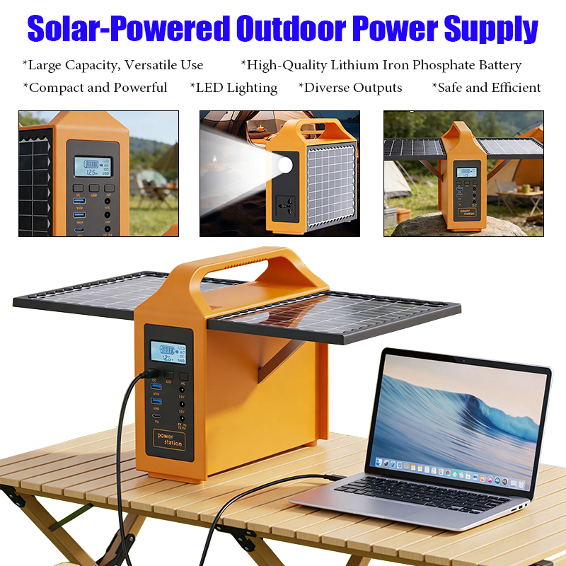 Renewable Energy Systems - 150W Taşınabilir Güneş Enerjisi İstasyonu, LED