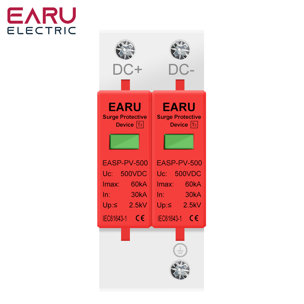 Ac Surge Protector - EARU 2P DC SPD Aşırı Gerilim