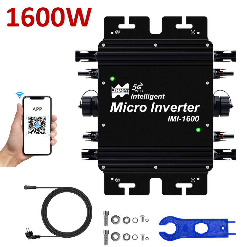 Renewable Energy Systems - Izgara Sisteminde 1600W Mikro Güneş İnvertörü