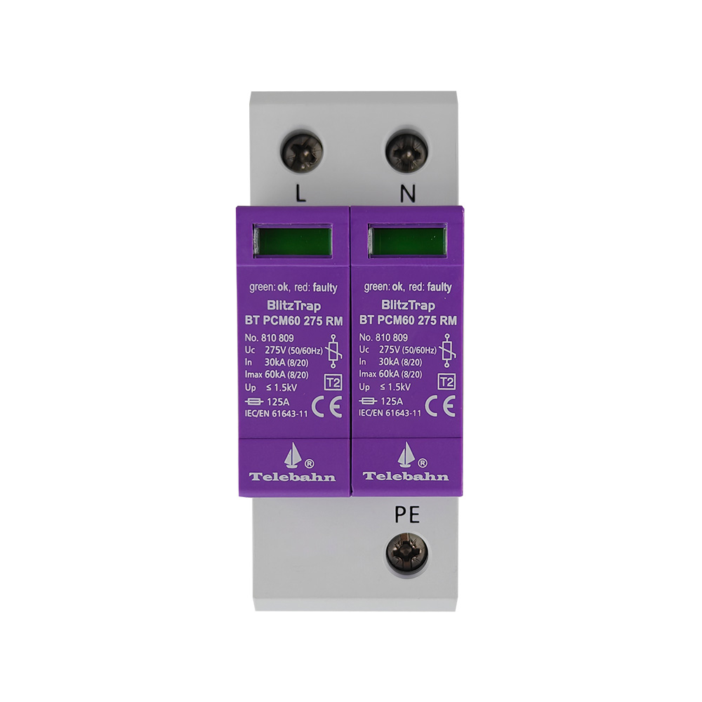 Ac Surge Protector - AC SPD 150V/275V/320V/385V 30-60kA 2 kutuplu
