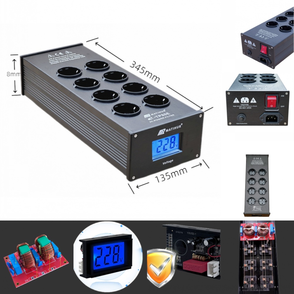 MATIHUR e-TP80 ses gürültü AC  - Ac Surge Protector incelemesi ve fiyatı