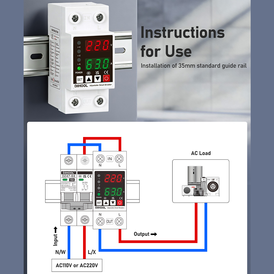 Ayarlanabilir Voltaj Akım Koru - Ac Surge Protector incelemesi ve fiyatı